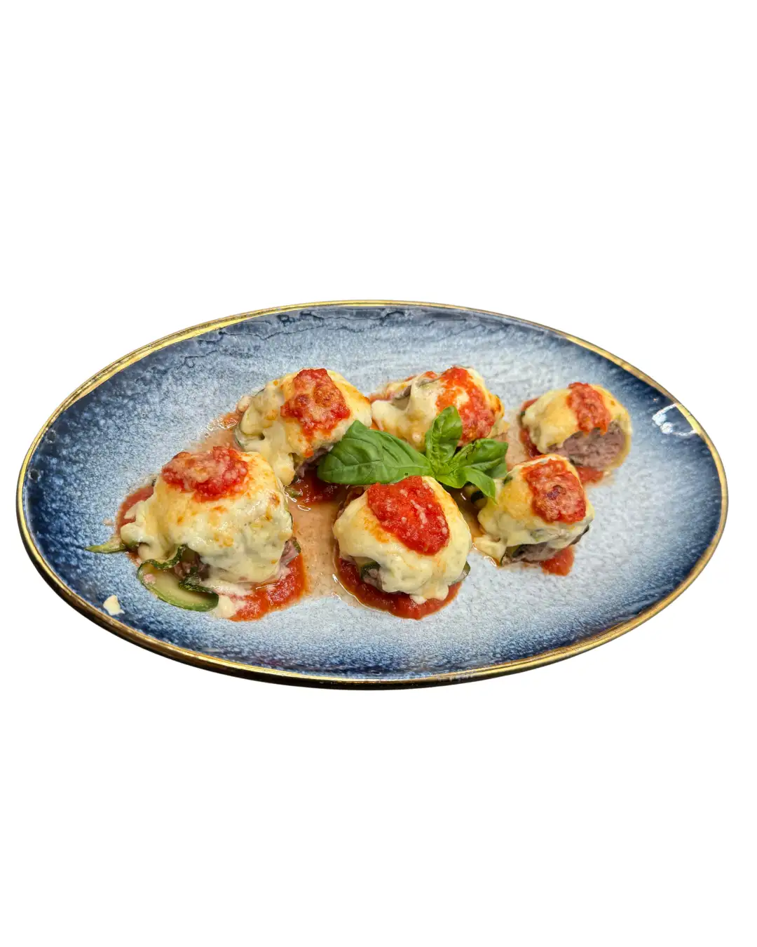 Beef & Ricotta Zucchini Rolls