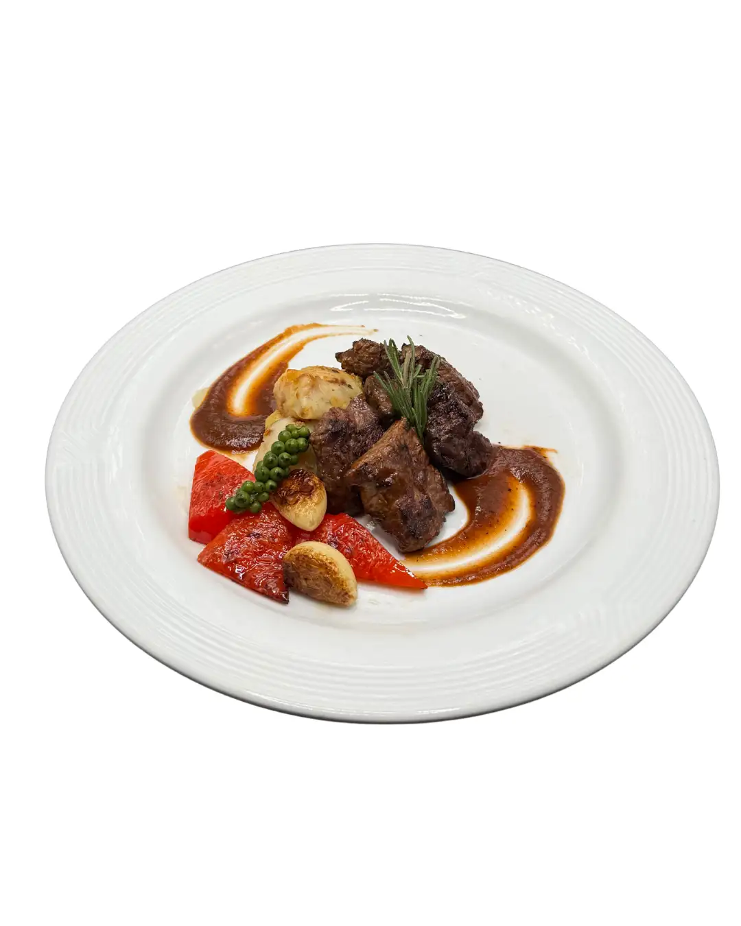 Grilled Beef with Gravy Sauce