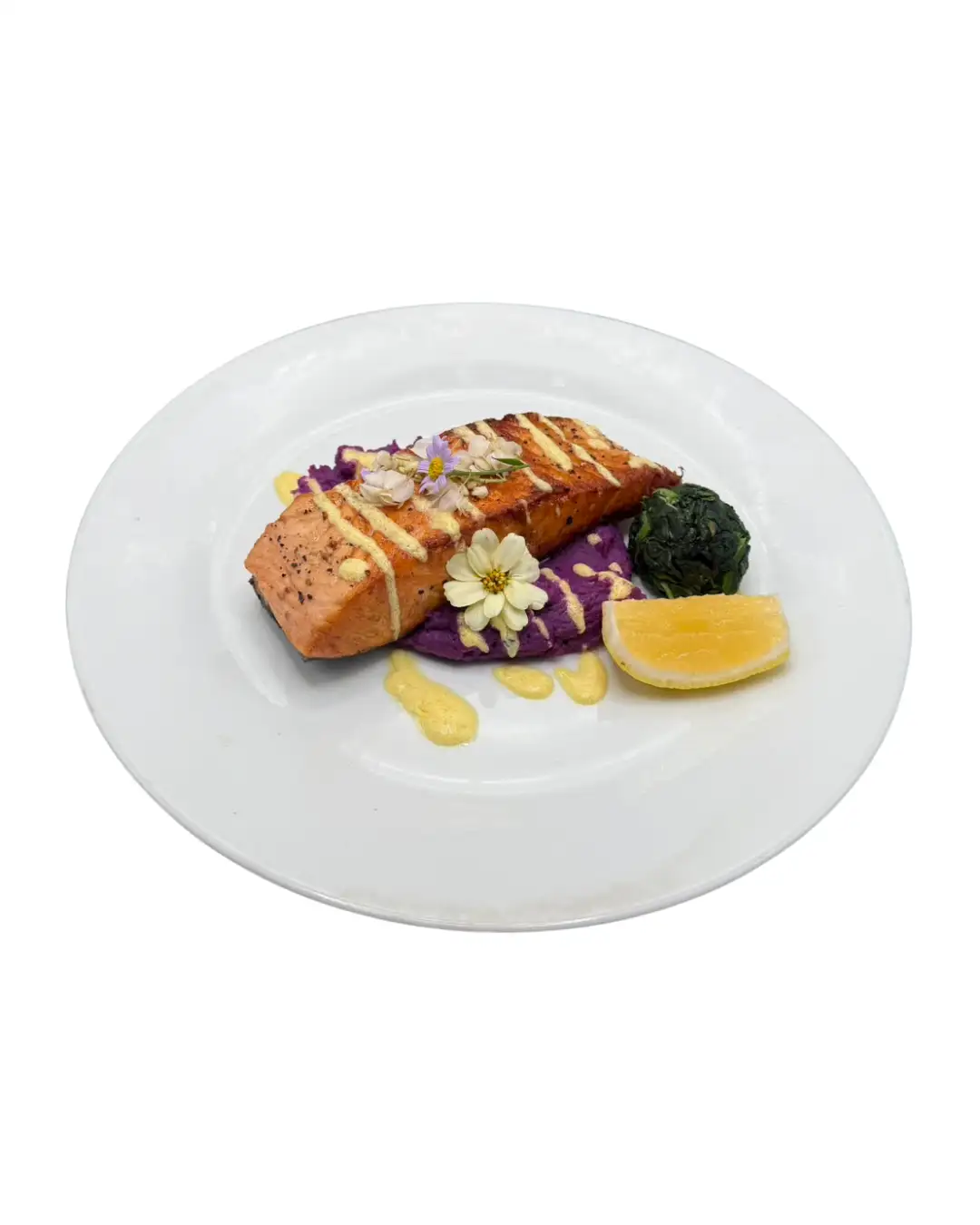 Salmon Steak with Lemon Cream Sauce