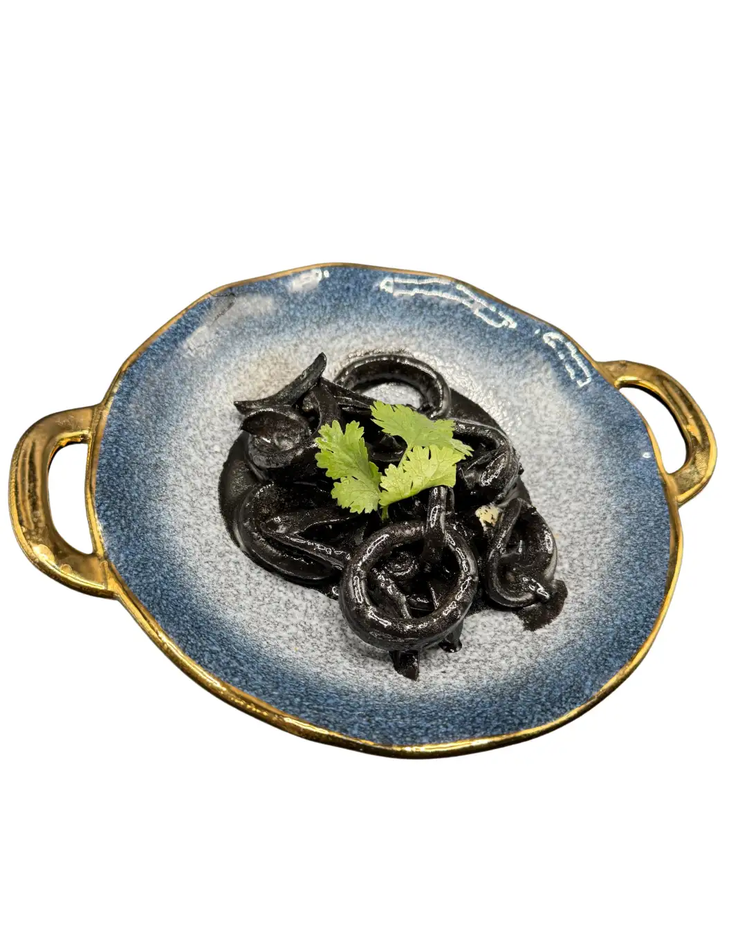 Stir-fried Squid Black Ink